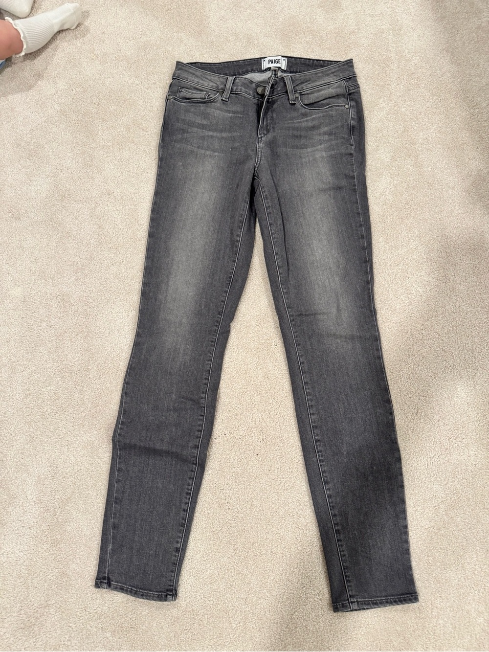 Paige Women's Gray Skinny Jeans